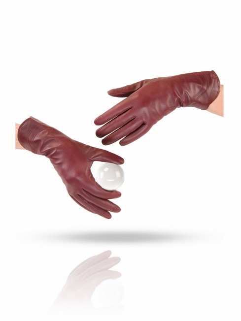 Перчатки Женские 13_PANNA/BORDO//11